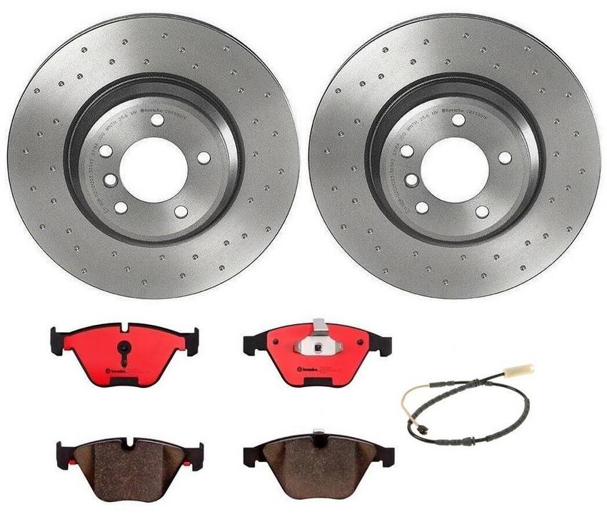 BMW Brembo Brake Kit - Pads and Rotors Front (348mm) (Xtra) (Ceramic) 34356792561 - Brembo 3084935KIT